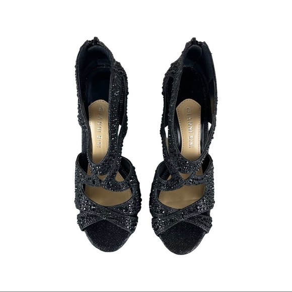 GIANNI BINI Stiletto Heel Rhinestone Sandal NWB - Picture 6 of 11